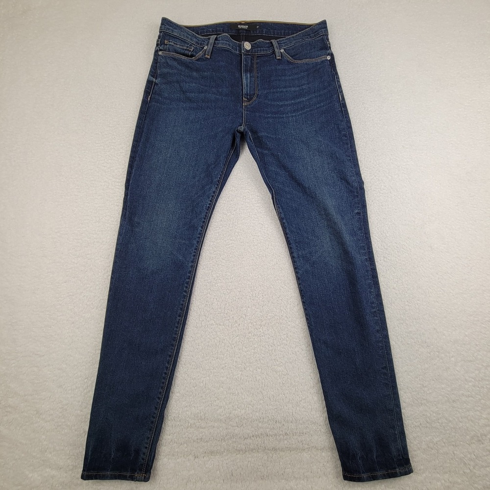 Hudson Jeans Womens 30 Blue Nico Super Skinny Stretch Denim Medium Wash Pants 30